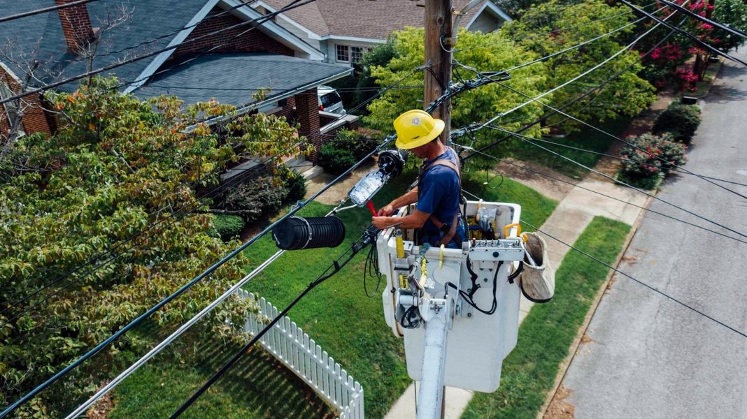 utility worker outdoor field