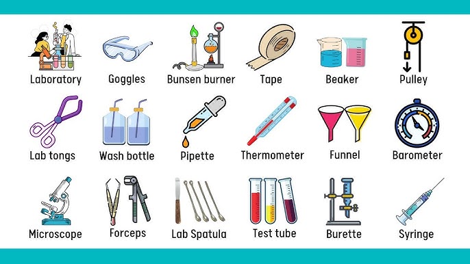 scenery scientific equipment, laboratory objects