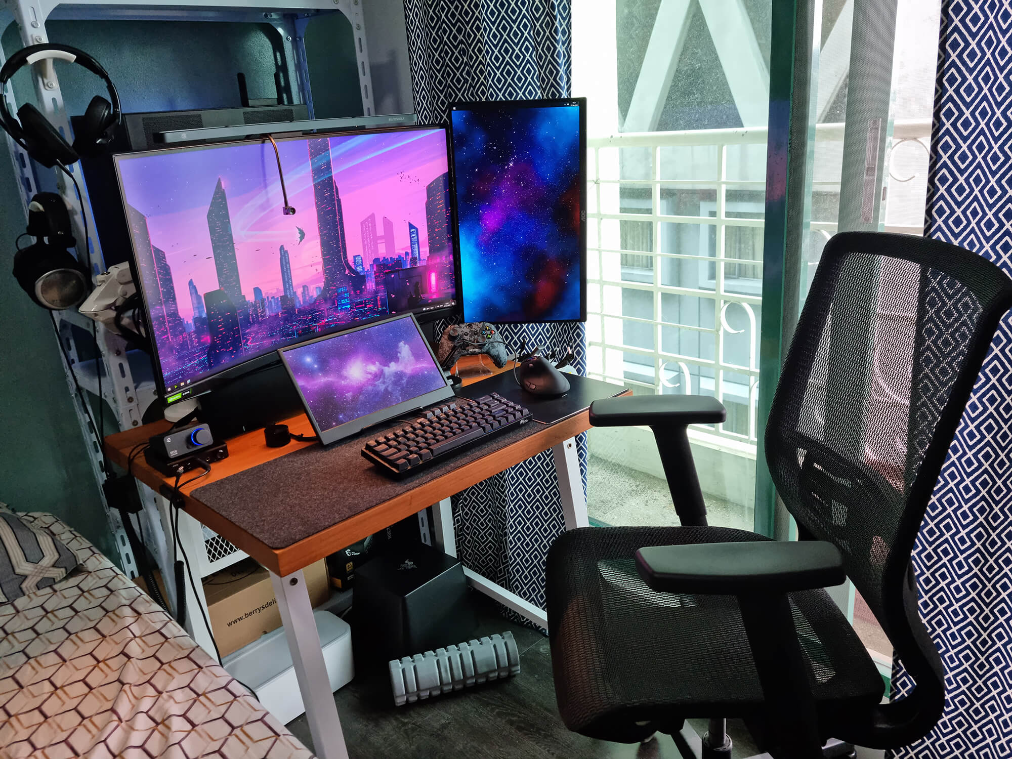 small office setup with computers