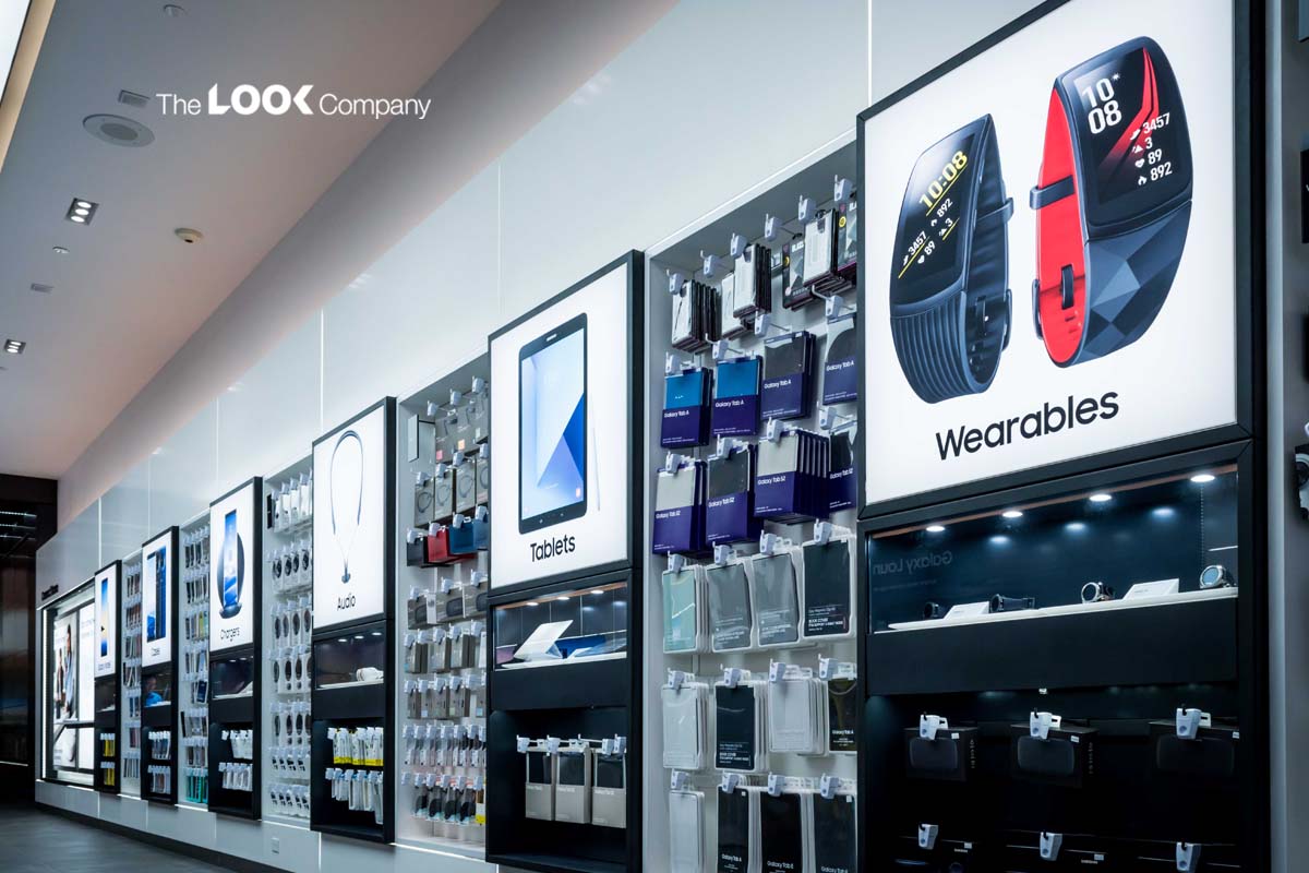 storefront, computers, electronics display