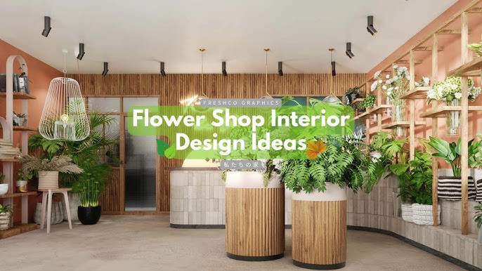 floral shop interior modern design