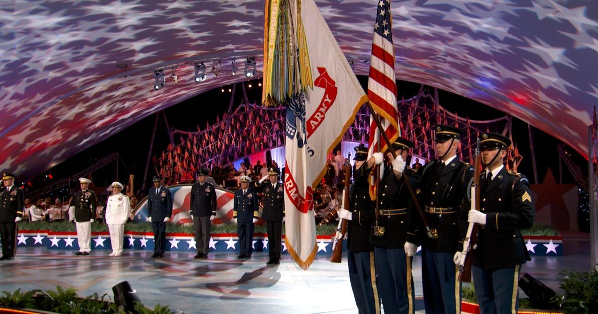 military ceremony flag concert