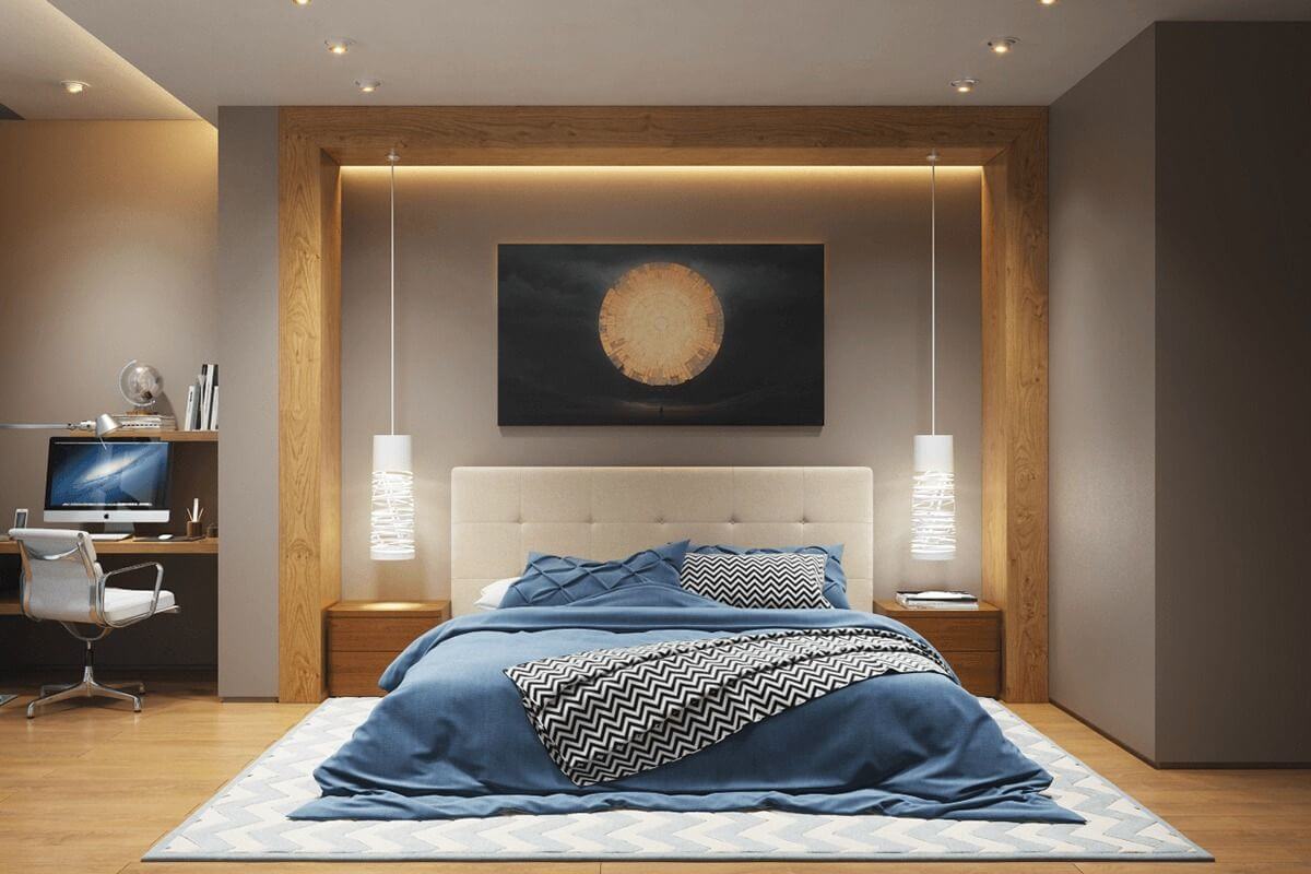 bedroom sleep environment natural lighting