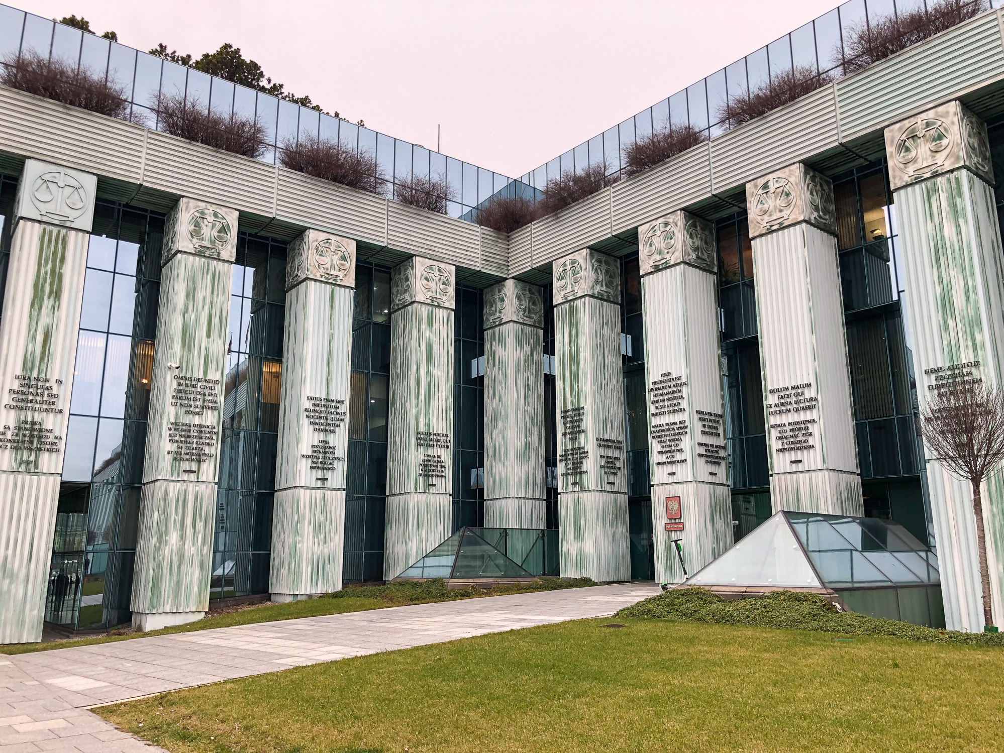 polish courtroom and government building