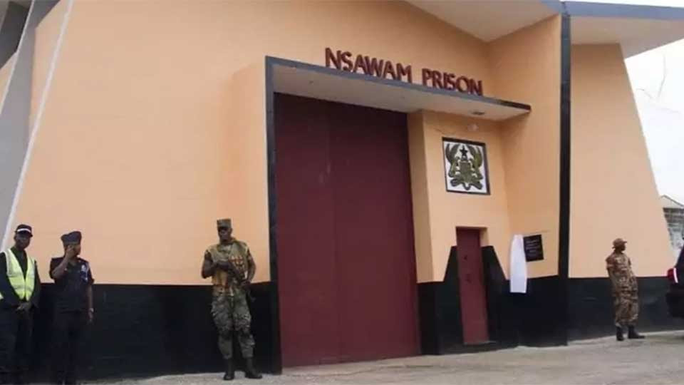 Accra prison facility exterior