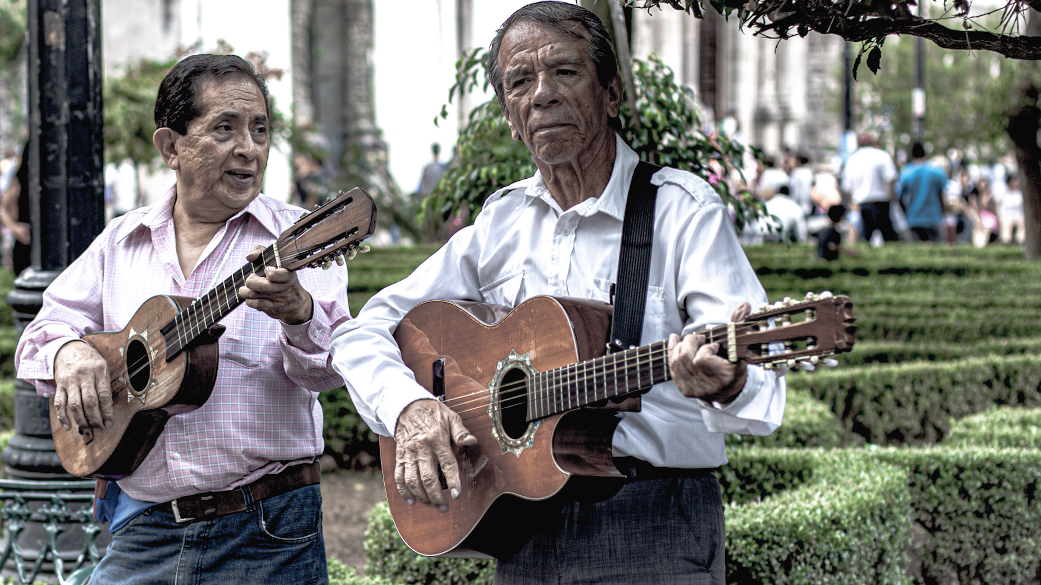 vibrant street music instruments