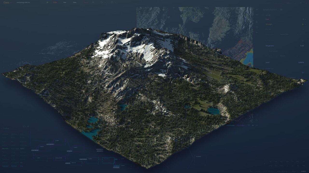 realistic procedural landscape
