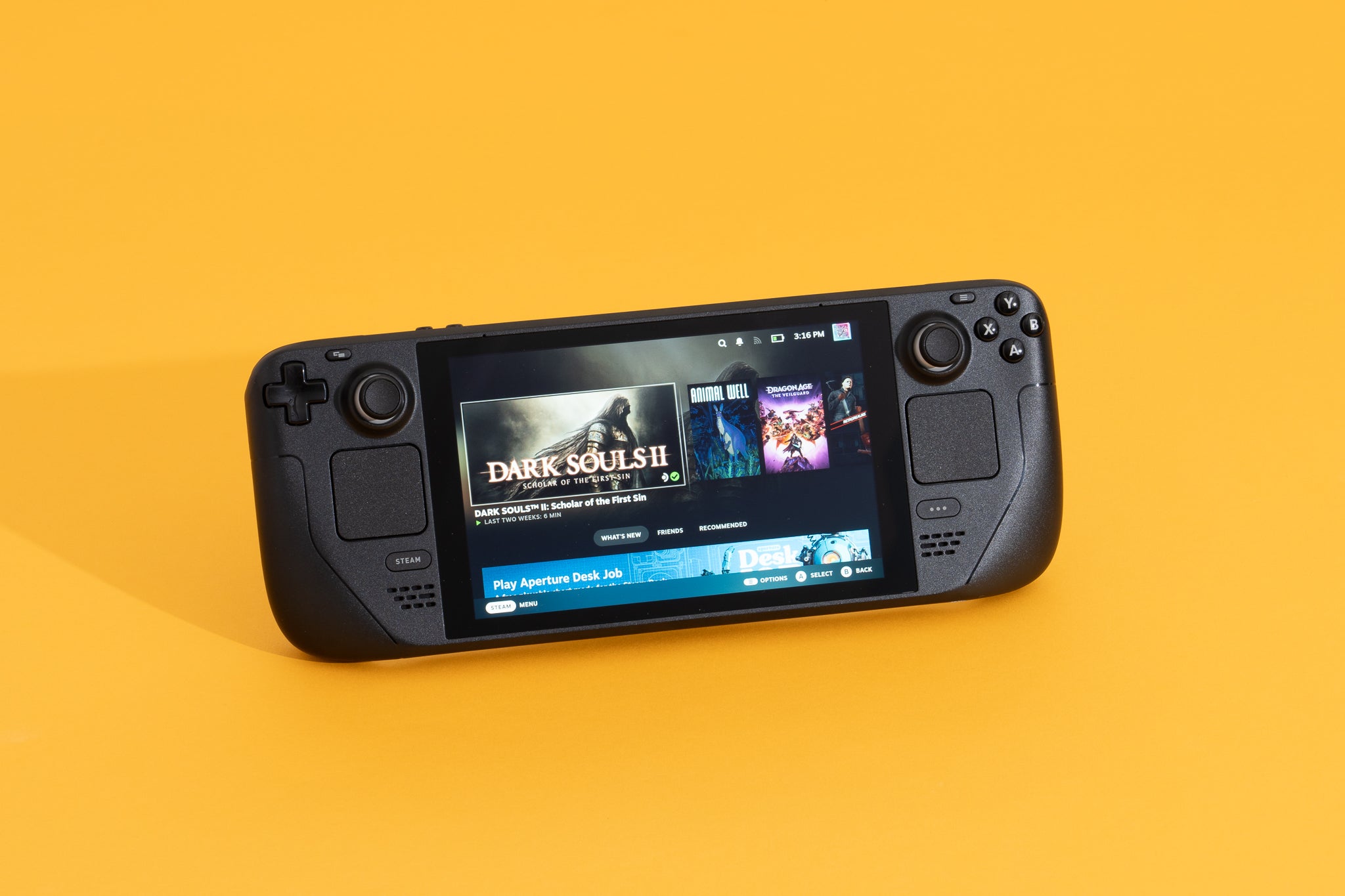 physical mobile gaming device on study desk