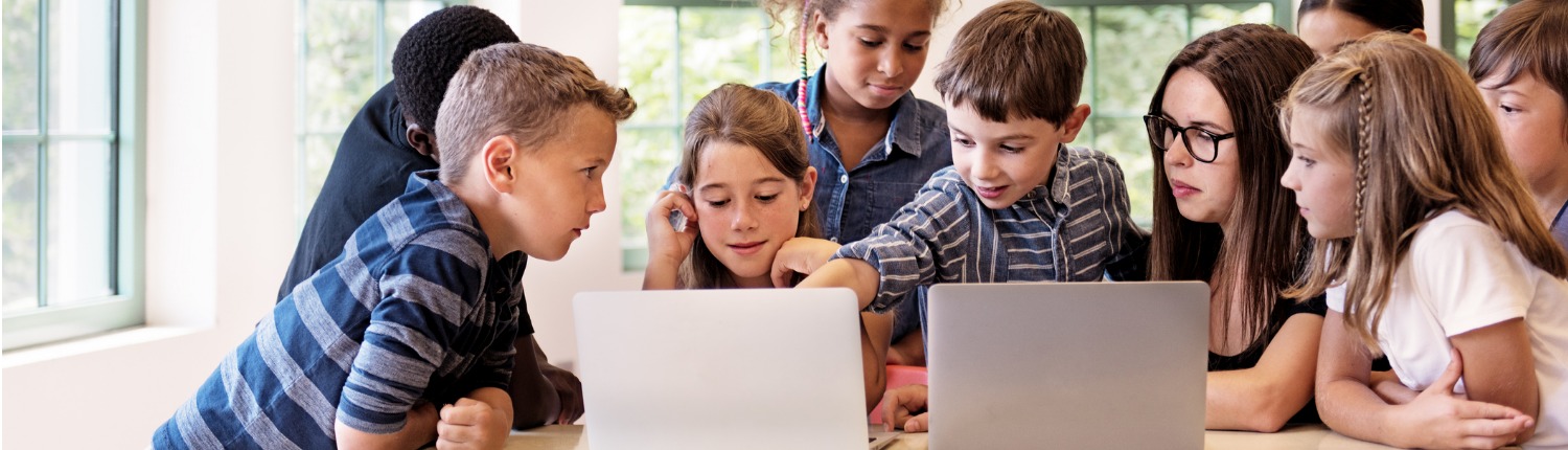 scenic view of digital classroom technology