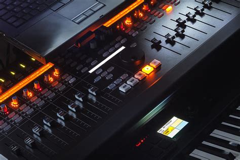modern music studio equipment