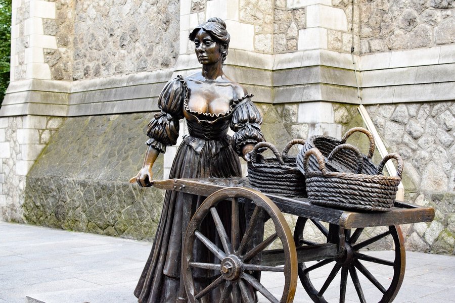 dublin statue molly malone