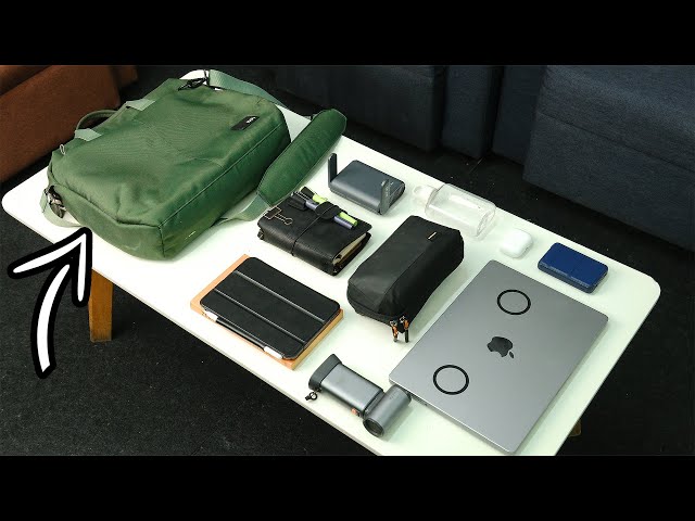 smartphone, shopping bag, freelancer laptop