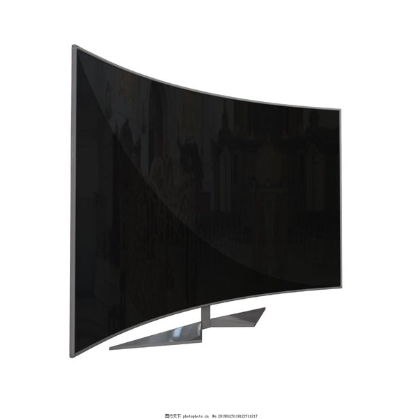 液晶电视侧面展示其接口和设计