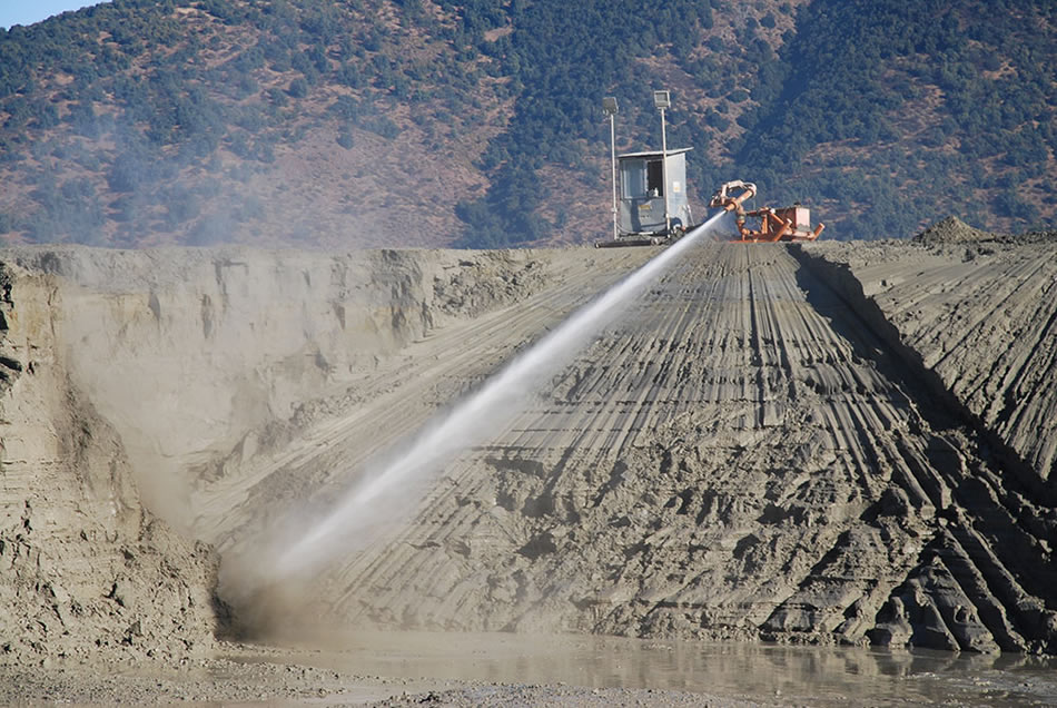 historical mining tailings quarry
