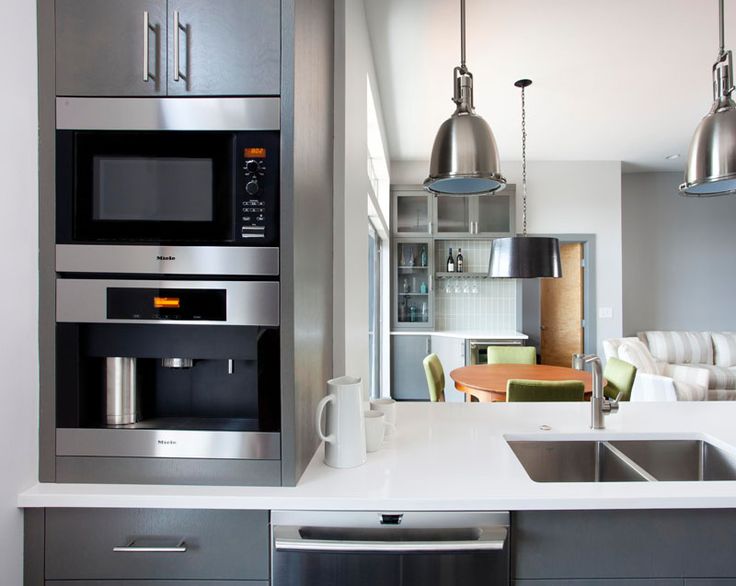 coffee machine in modern kitchen