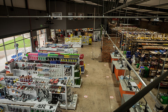 spare parts warehouse and garden tools