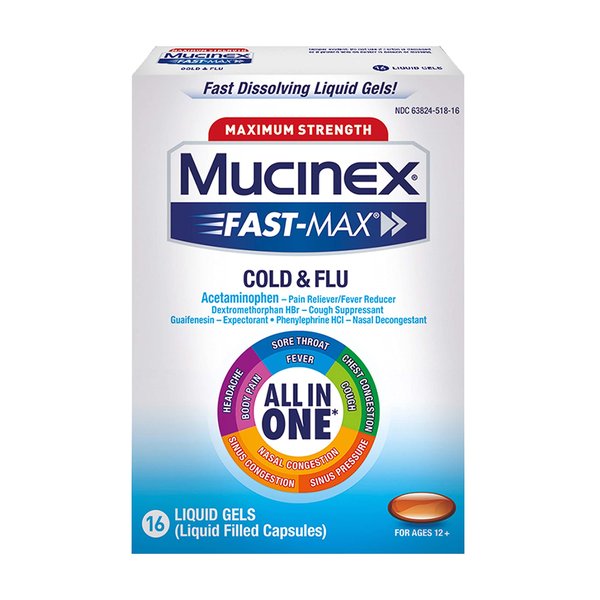 Mucinex Fast-Max Cold & Flu All-in-One