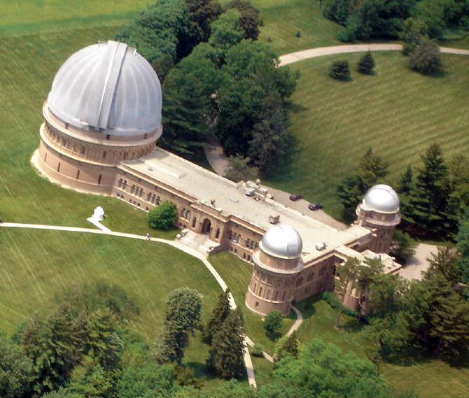 landscape, physics experiment equipment, astronomical observations
