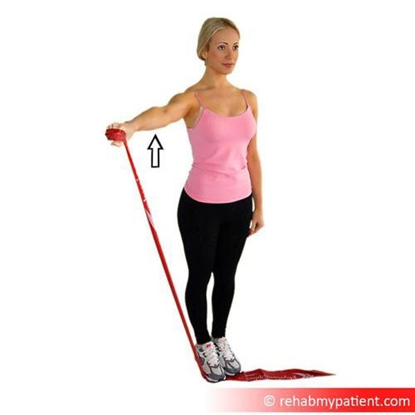 Supraspinatus exercises illustration