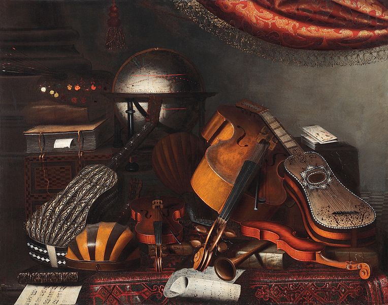 music instruments physical scenery