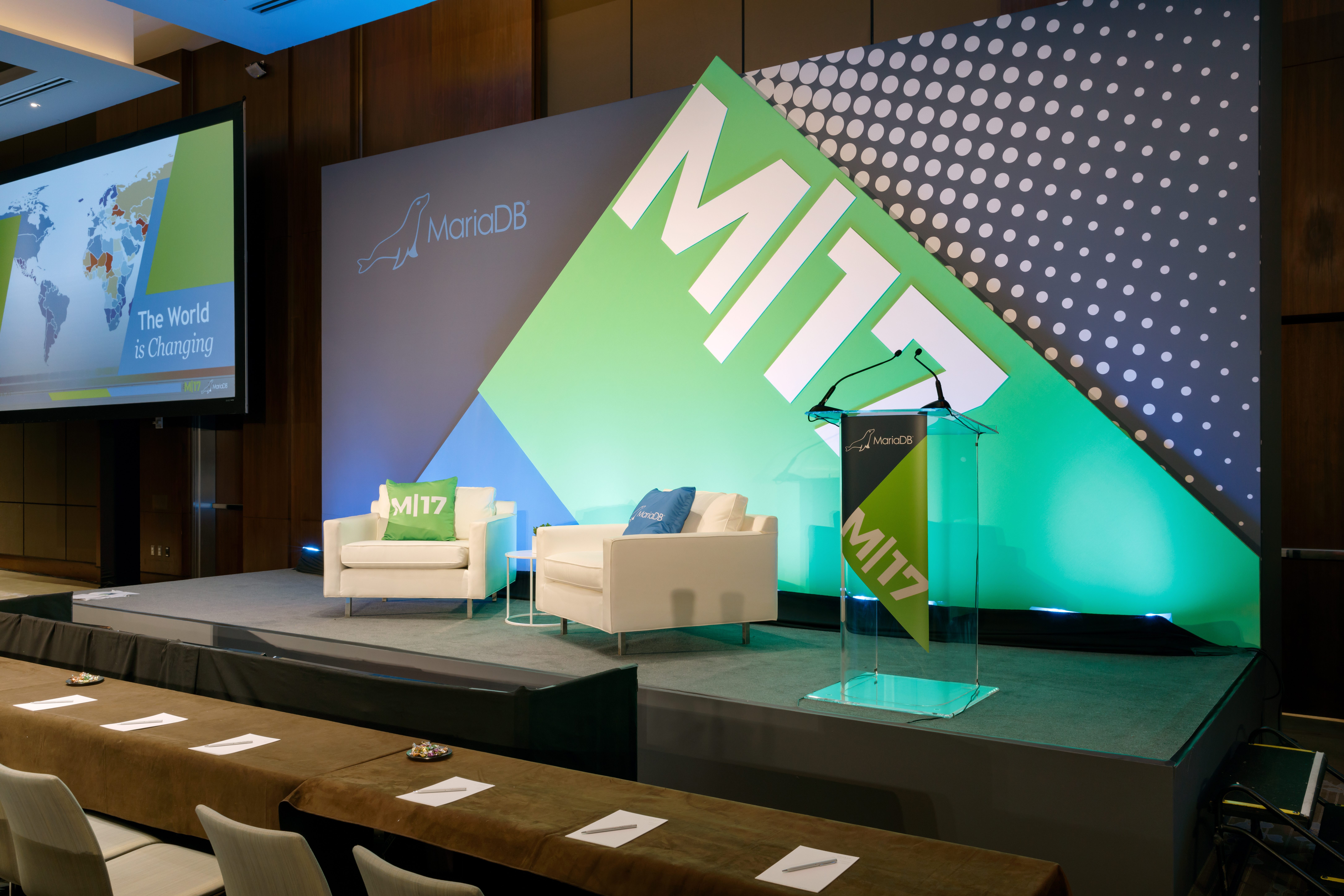 tech conference stage