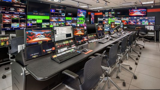 television studio modern security technology