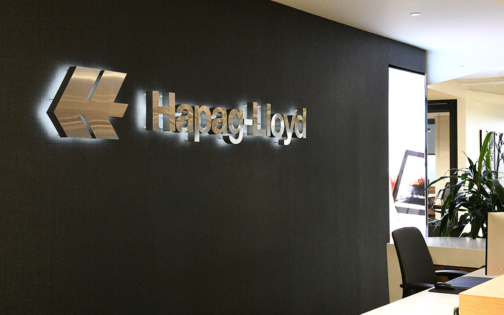 corporate building corporate signage