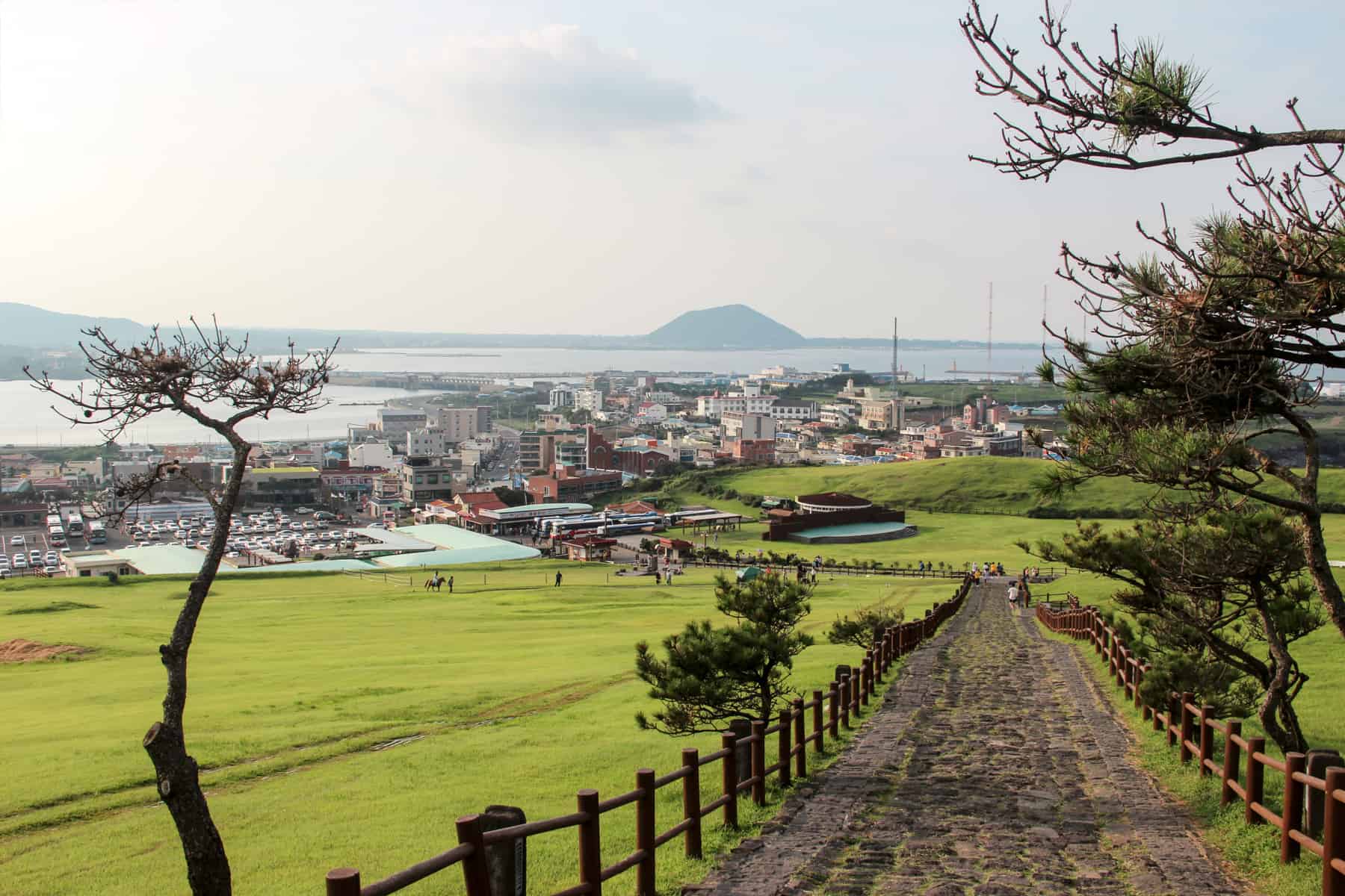 Jeju island narrow gauge railway historical site