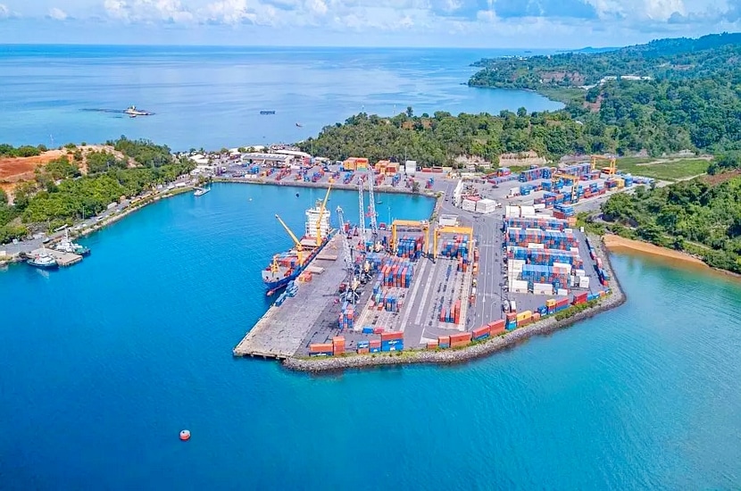 port infrastructure sustainable Mayotte