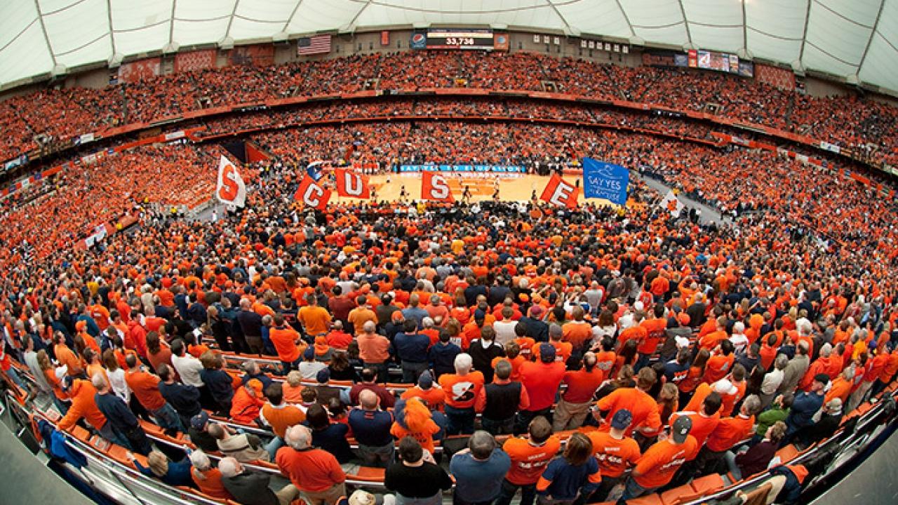 college basketball stadium crowd
