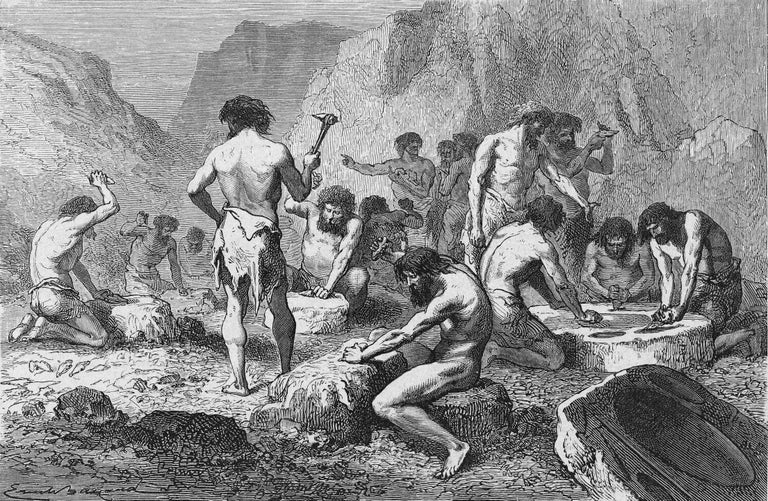 prehistoric tool making