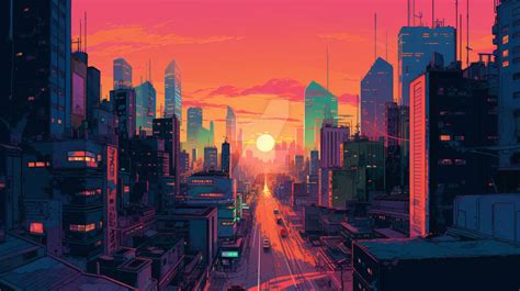 futuristic cityscape