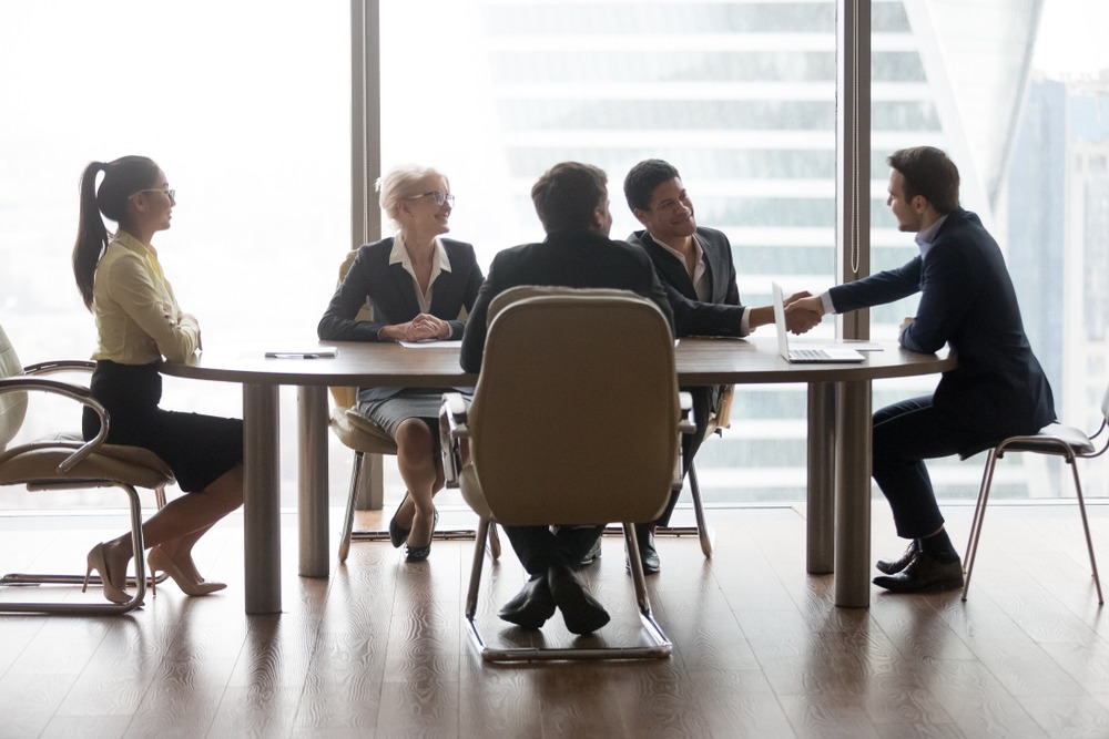 negotiation meeting business room