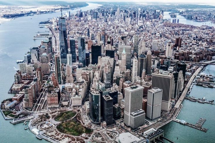 urban cityscape financial district
