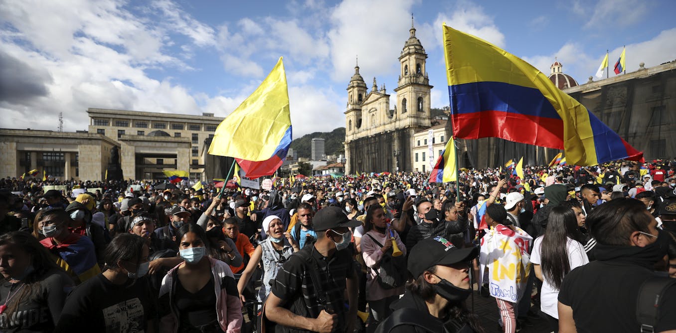 urban colombia activism protest street