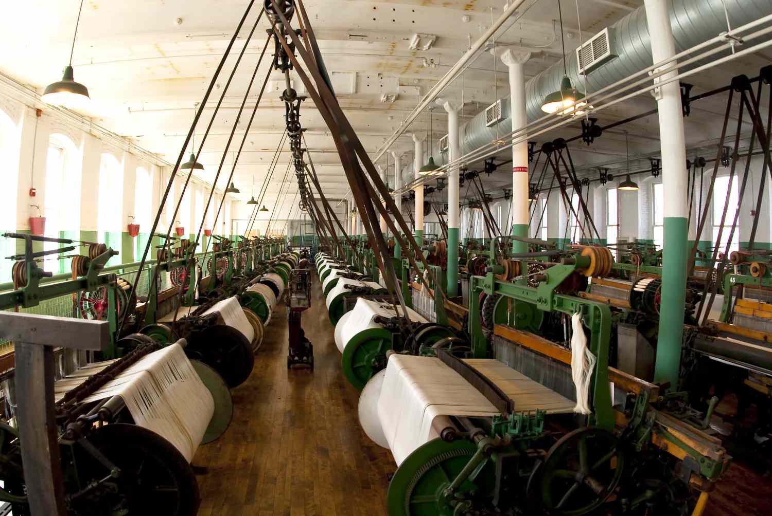 textile industry factory machinery