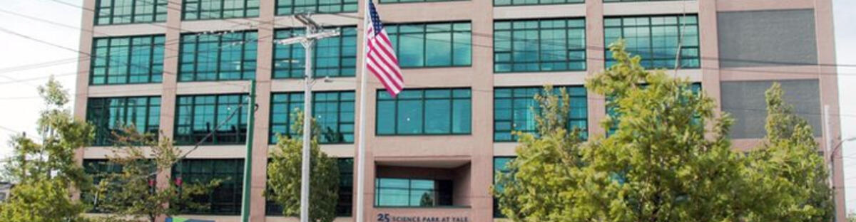 international office building and tax documents