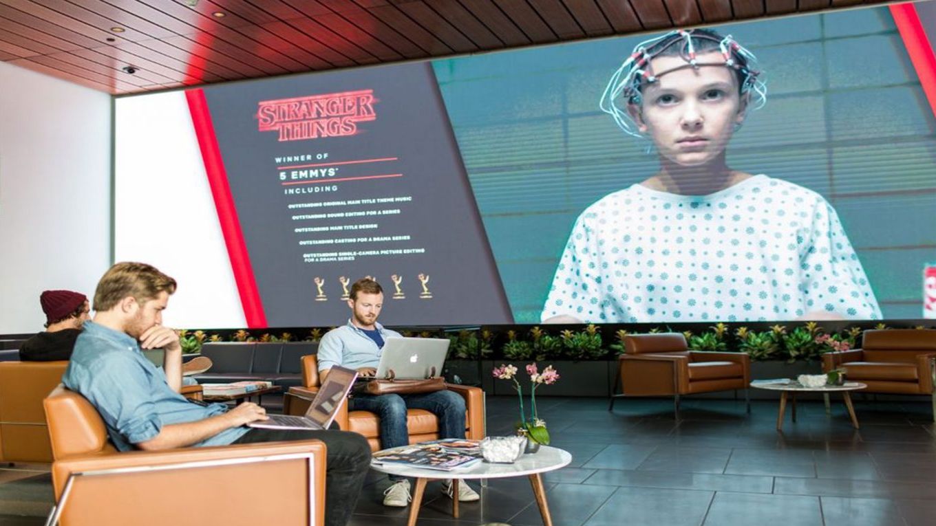 streaming service office and creative workspace