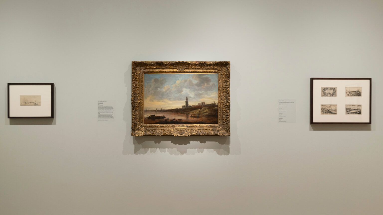 Dutch art exhibition and cityscape