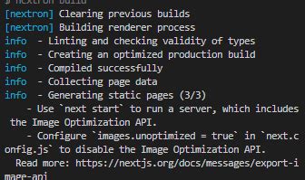 next js application documentation