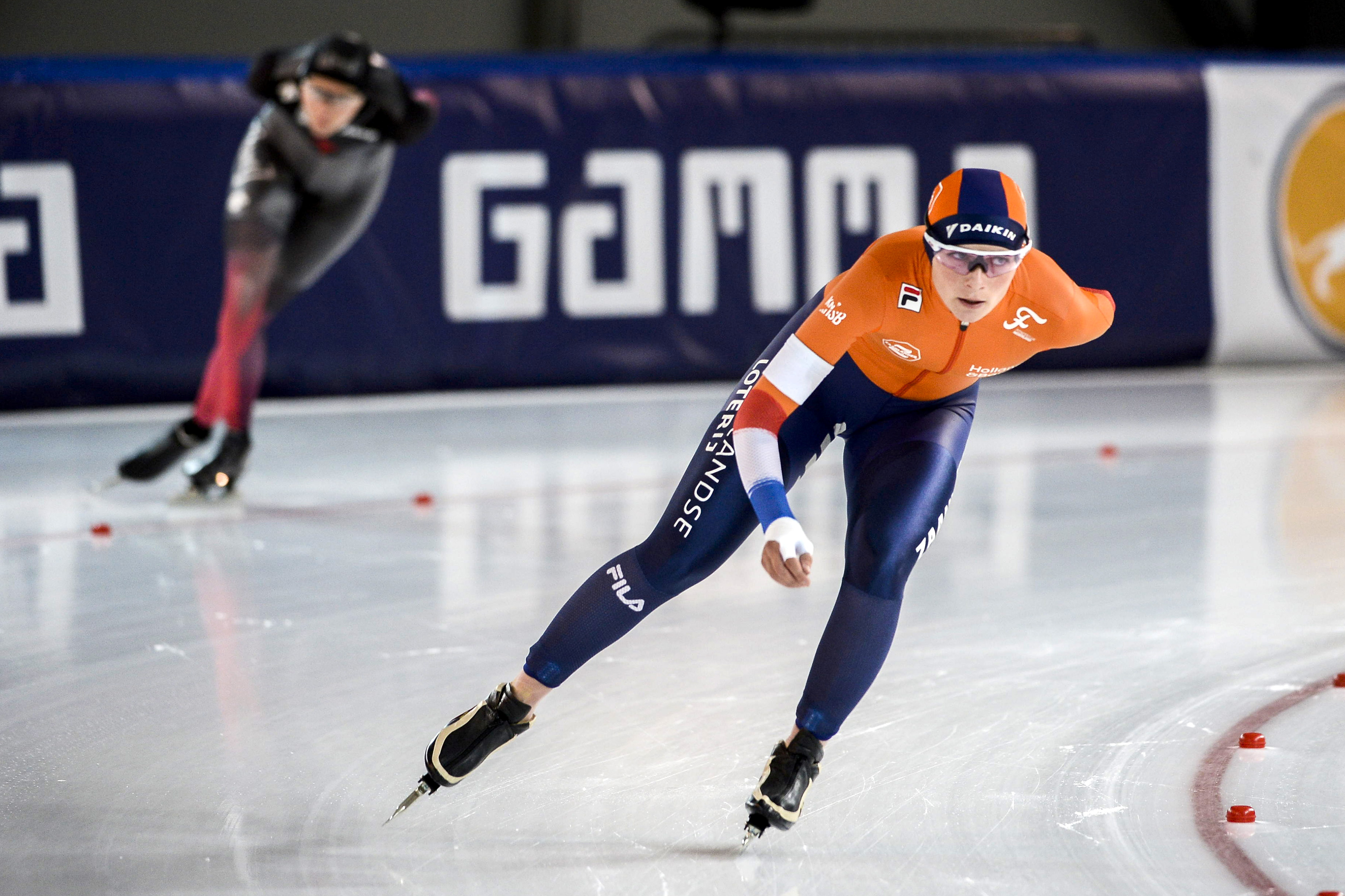 speed skating competition dutch ice