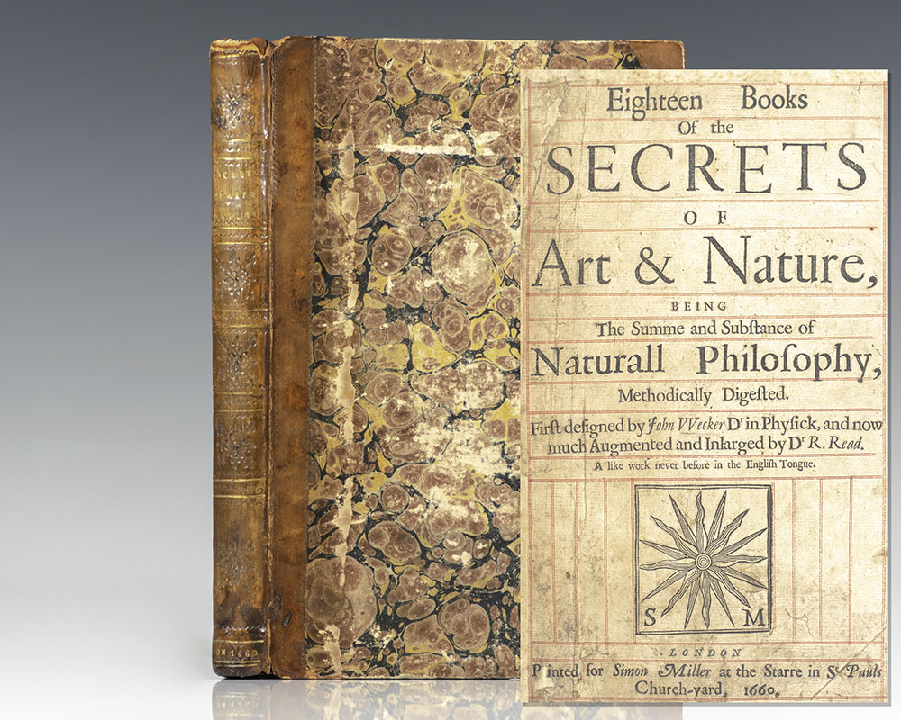 historic philosophical texts and art objects