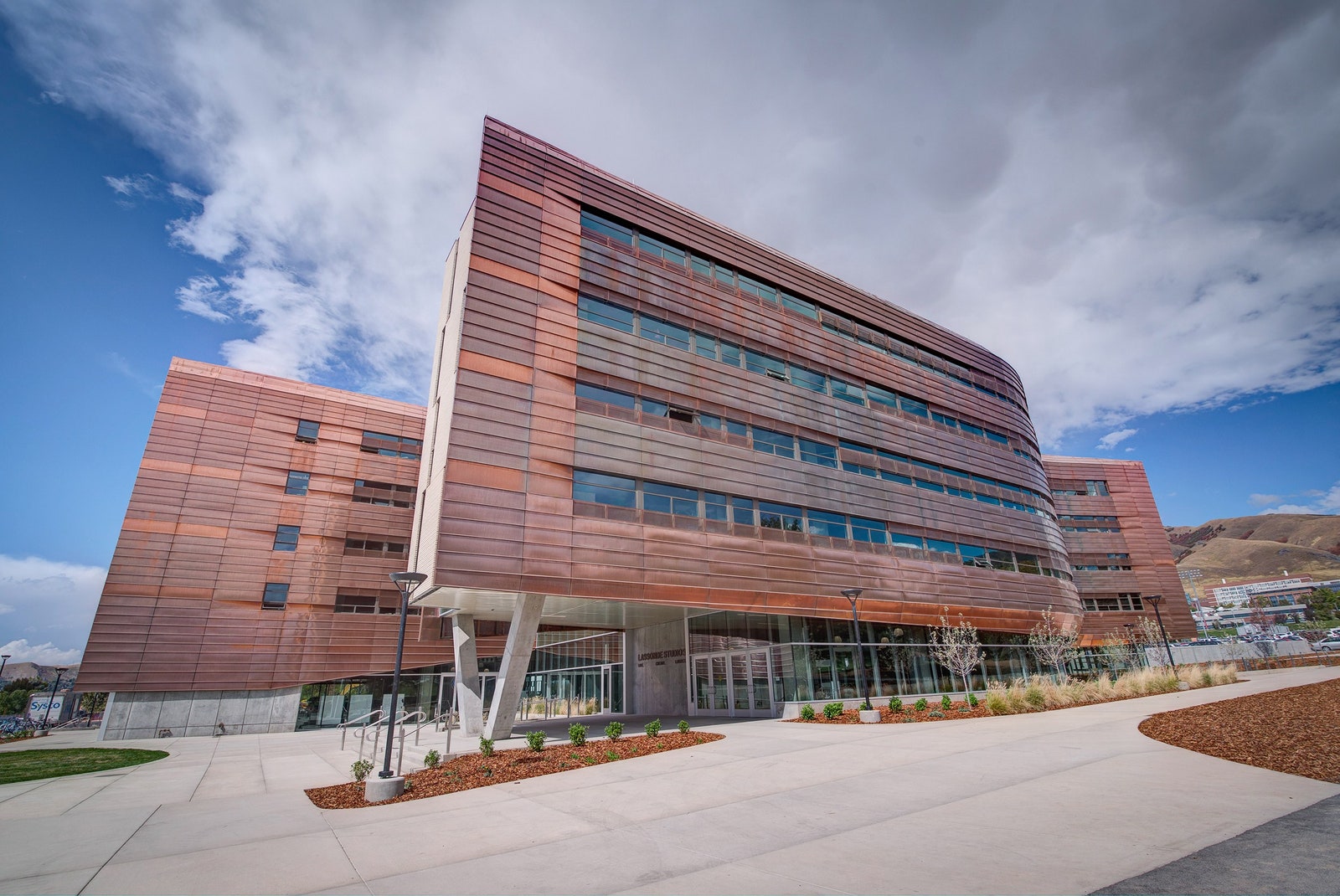 modern campus building with accessible features