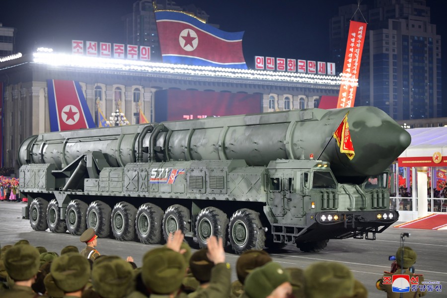 North Korea military parade and nuclear test