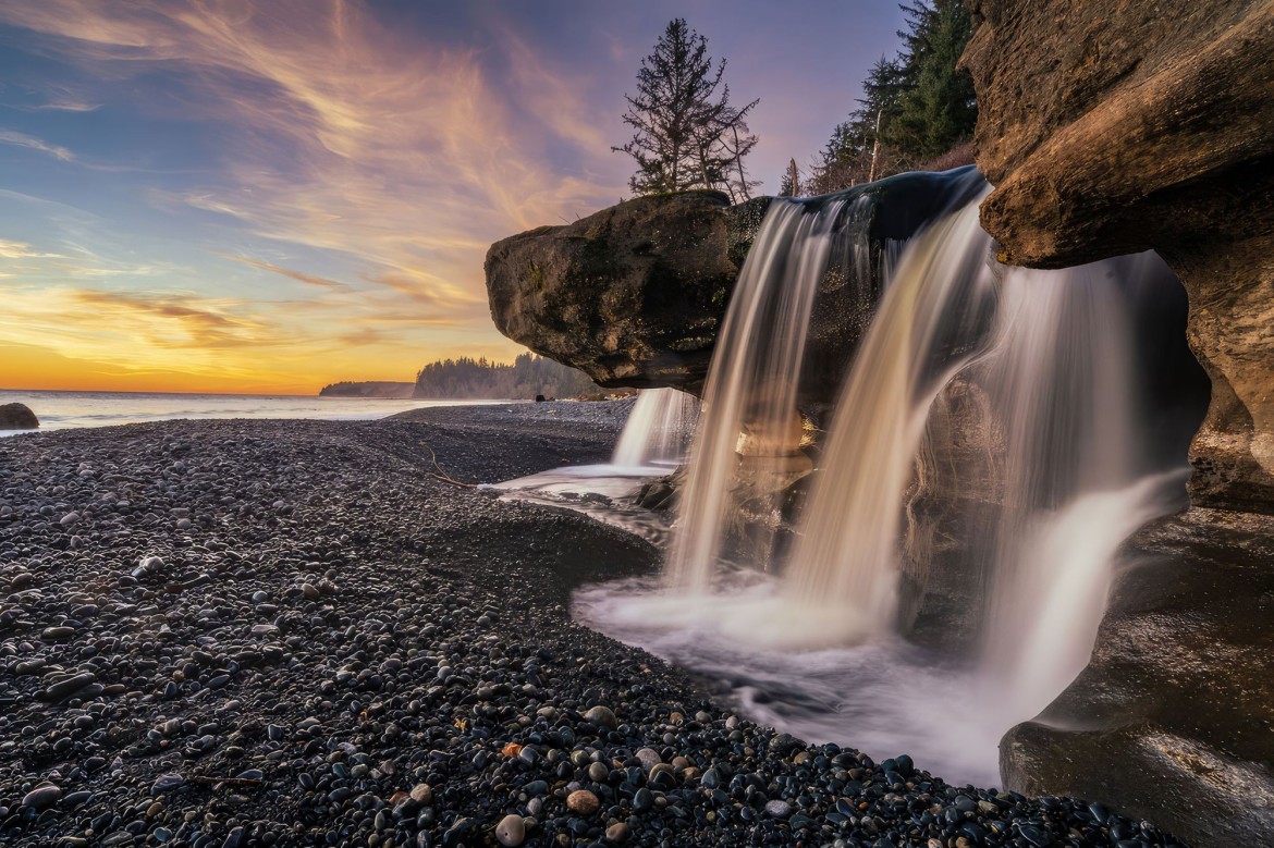 Vancouver Island coastal scenery