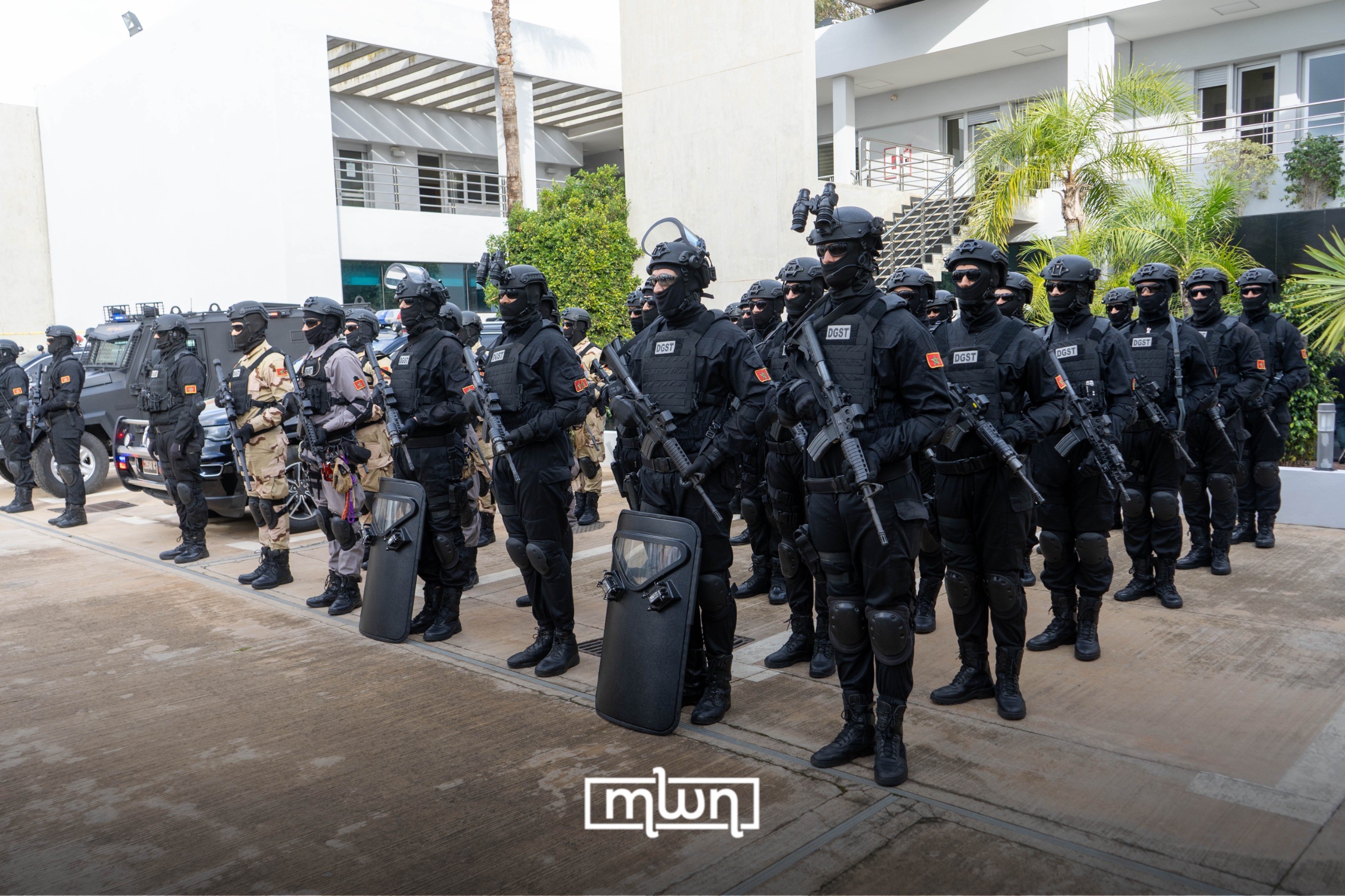 Rabat city center and security operations