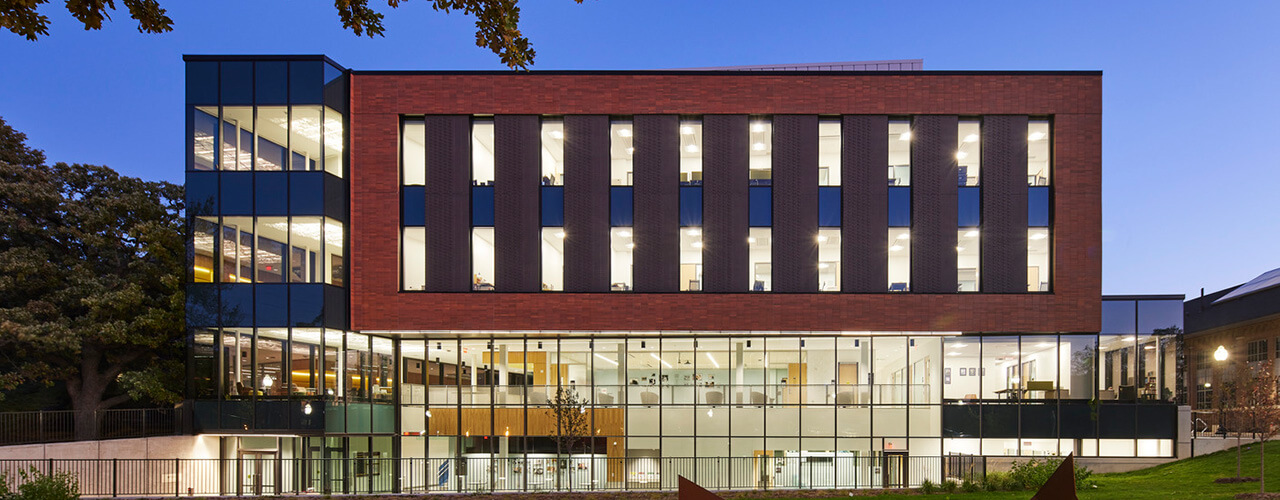 modern university campus urban view
