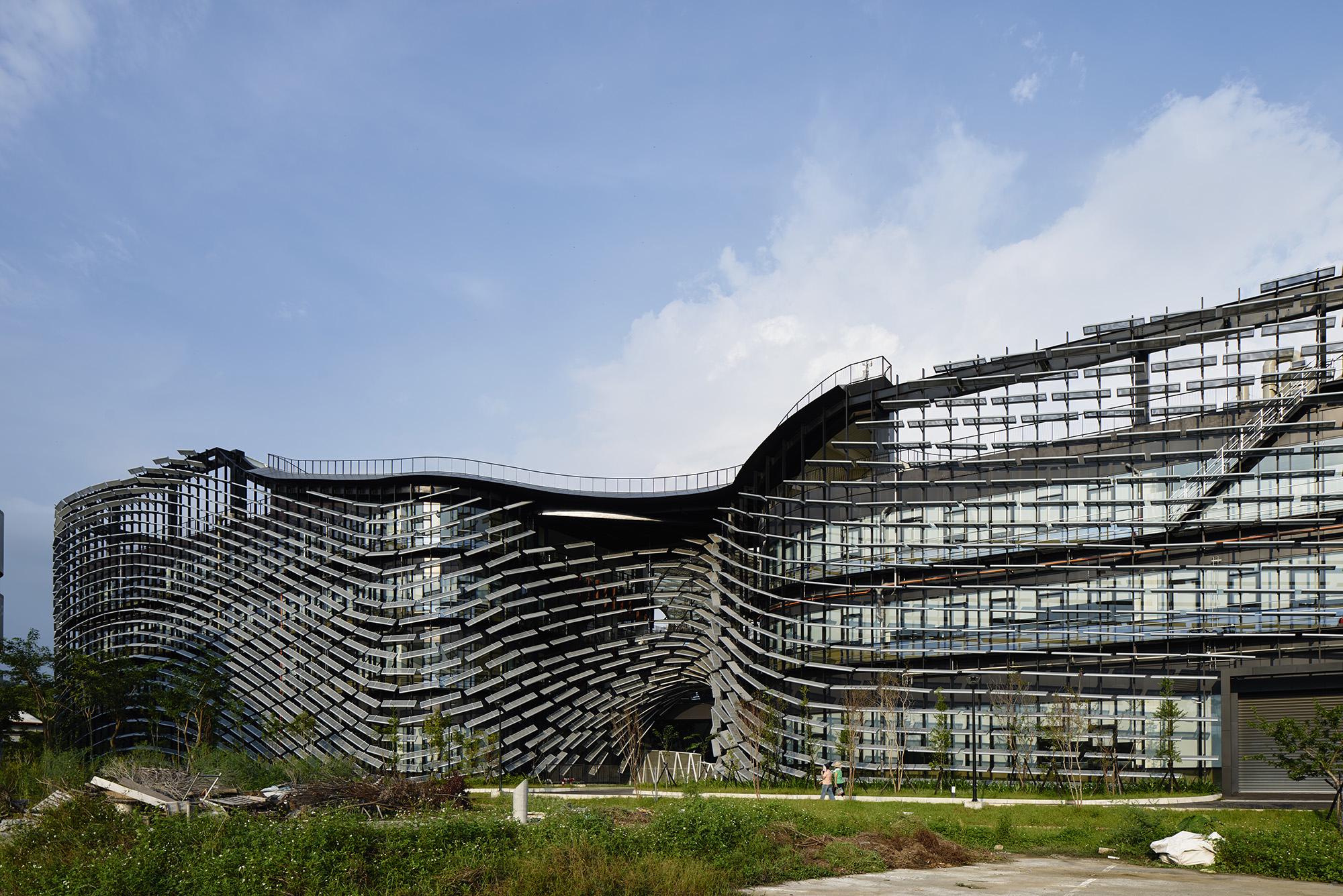 Taipei urban campus buildings and modern research labs