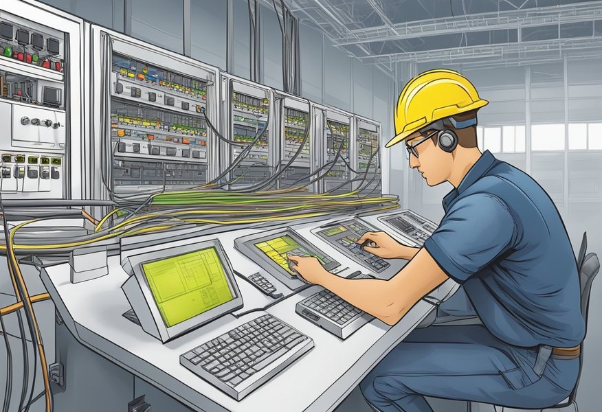 Lockout/Tagout devices applied to electrical disconnects