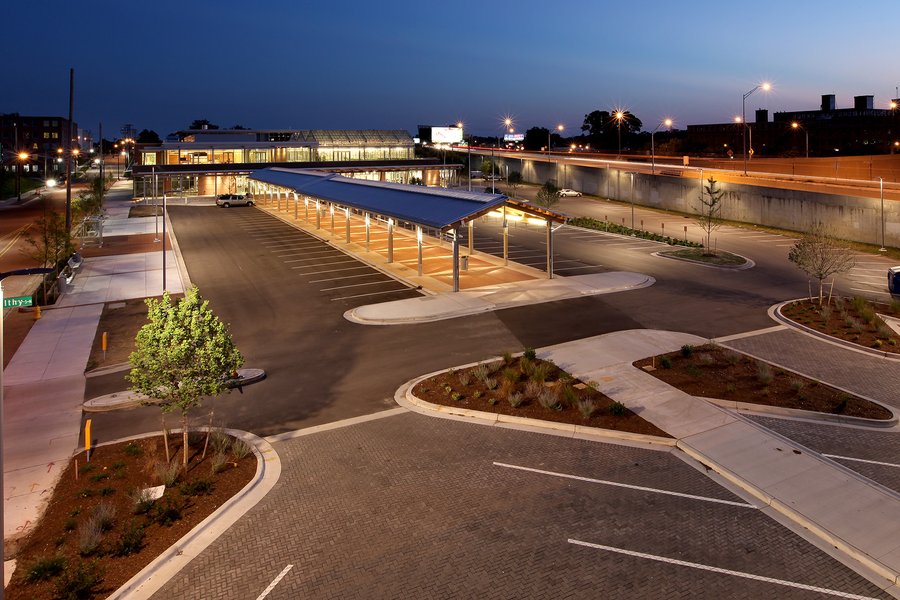 Marketplace stalls, suggesting variety and choice